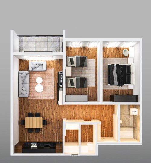 Banesë në SHITJE 111.80M², Pejë