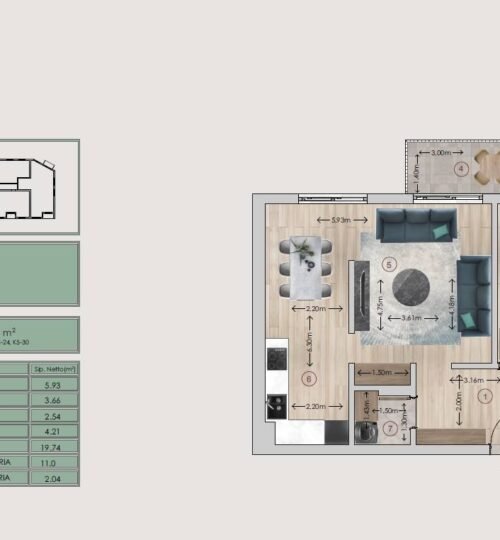 Banesë 68.8m² për SHITJE, Kalabri