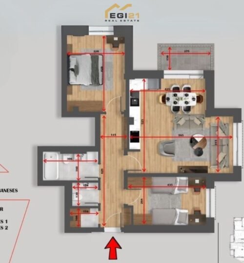 Banesë 86.20 m² për SHITJE, Veternik