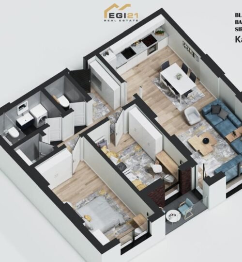 Banesë 94.93 m² për SHITJE, tek Gjykatat