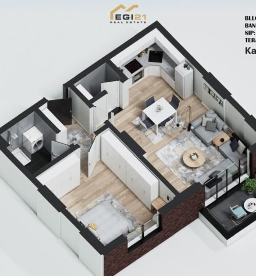 Banesë 67.73 m² për SHITJE, te Gjykatat