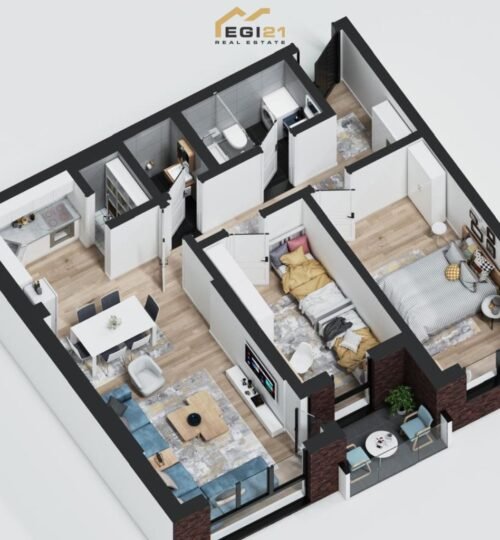 Banesë 89.43 m² për SHITJE, tek Gjykata