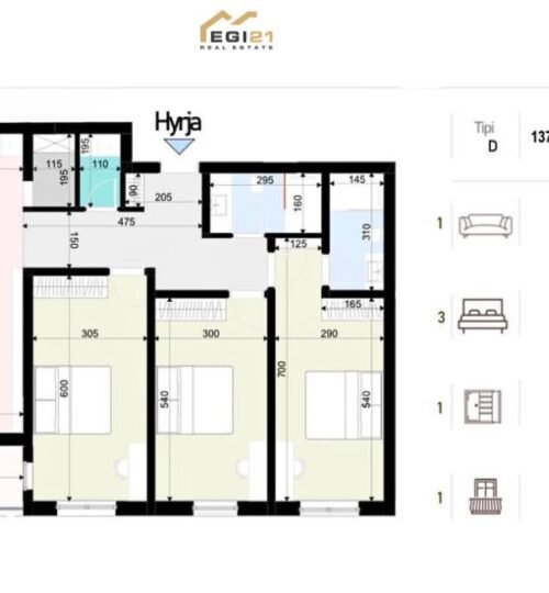 Banesë 137.6 m² për SHITJE, Prishtina e Re