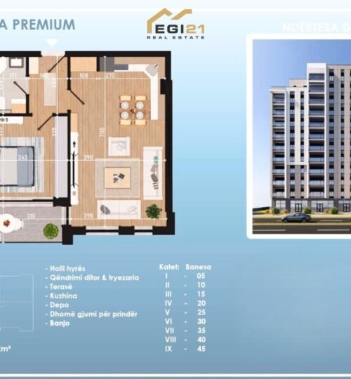 Banesë 60.52 m² për SHITJE, Prishtina e Re
