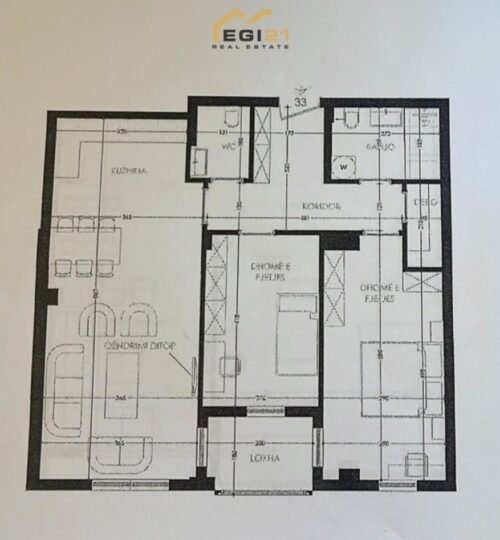 Banesë 94.6m² për SHITJE, Mati 1