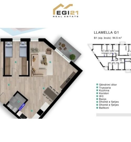 Banesë 94.5m² për SHITJE, Prishtina e Re