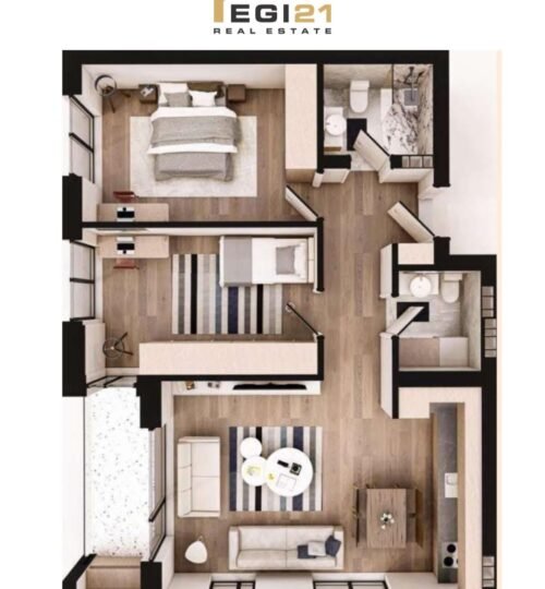 Banesë 82.5m² për SHITJE, Aktash