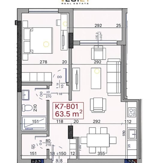 Banesë 63.5m² për SHITJE, Prizren