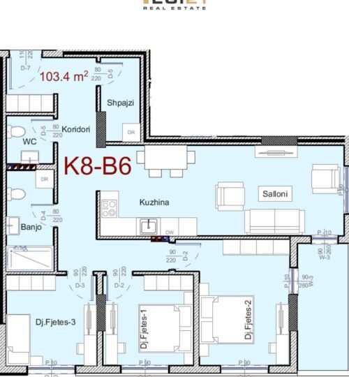 Banesë 103.4m² për SHITJE, Prizren